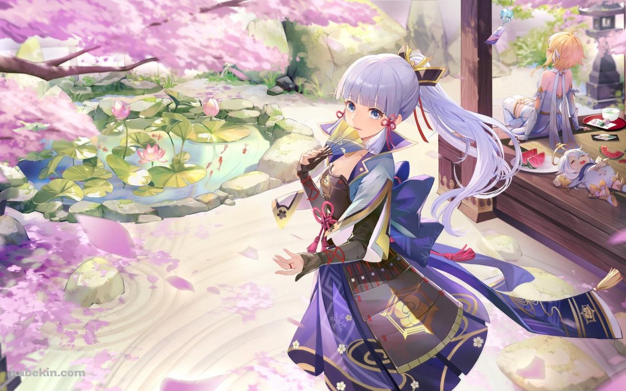 原神インパクト / 神里綾華 / 綺麗の壁紙(1280px x 800px) 高画質 PC・デスクトップ用