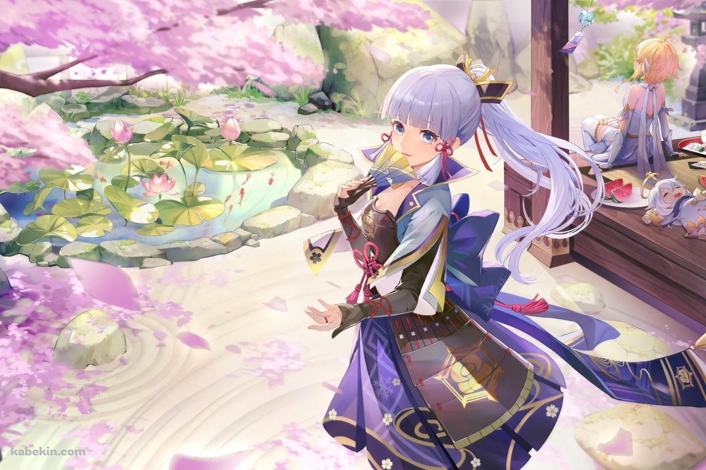 原神インパクト / 神里綾華 / 綺麗の壁紙(1440px x 960px) 高画質 PC・デスクトップ用