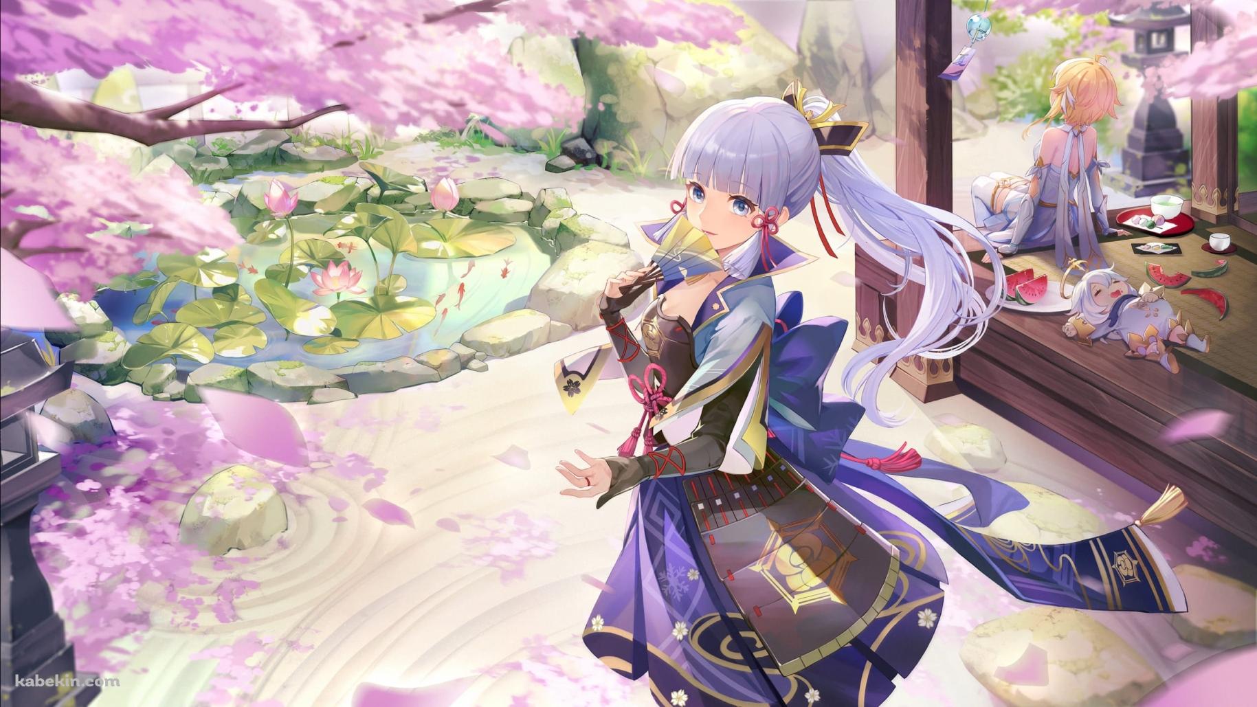 原神インパクト / 神里綾華 / 綺麗の壁紙(1829px x 1029px) 高画質 PC・デスクトップ用