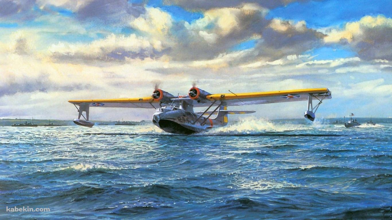 水上機の壁紙(1366px x 768px) 高画質 PC・デスクトップ用