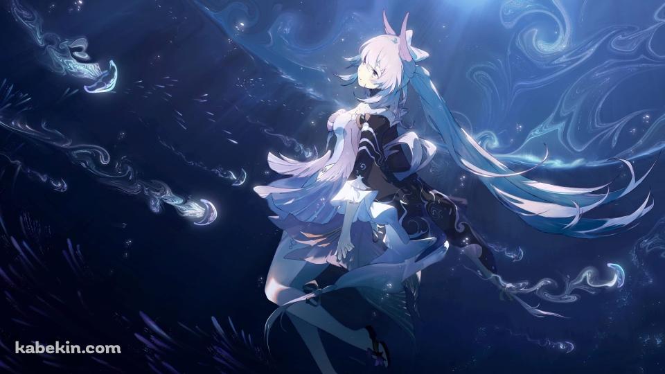 原神 珊瑚宮心海(さんごのみやここみ)の壁紙(960px x 540px) 高画質 PC・デスクトップ用