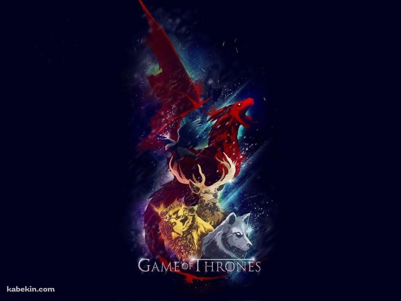 Game of Thrones ダイアウルフ ドラゴンの壁紙(1280px x 960px) 高画質 PC・デスクトップ用
