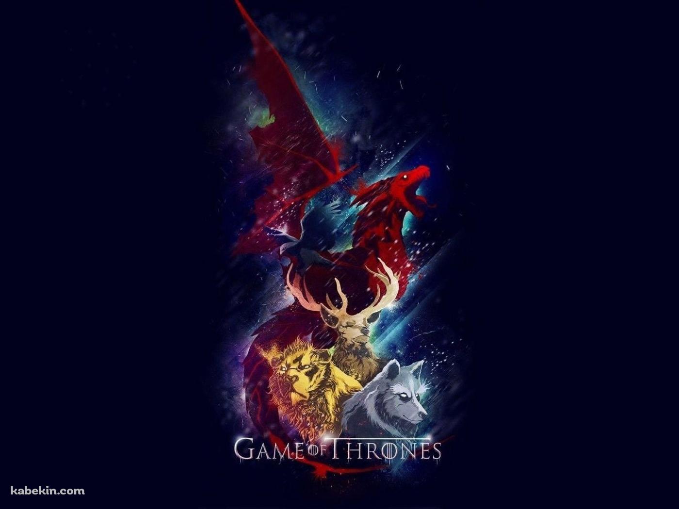 Game of Thrones ダイアウルフ ドラゴンの壁紙(1400px x 1050px) 高画質 PC・デスクトップ用