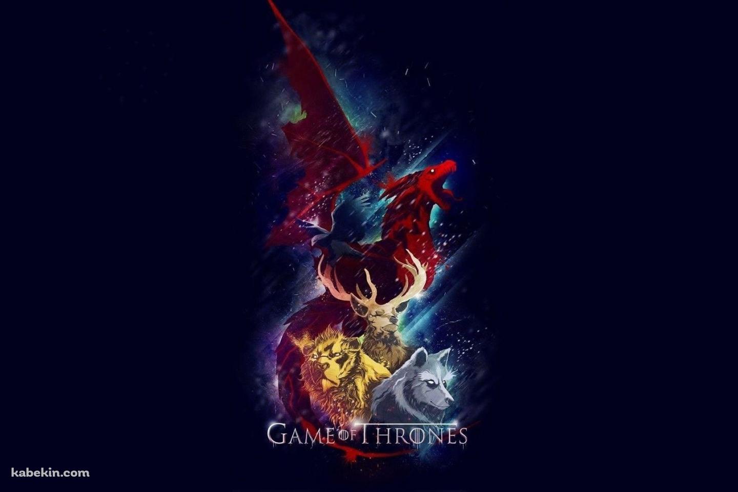 Game of Thrones ダイアウルフ ドラゴンの壁紙(1440px x 960px) 高画質 PC・デスクトップ用