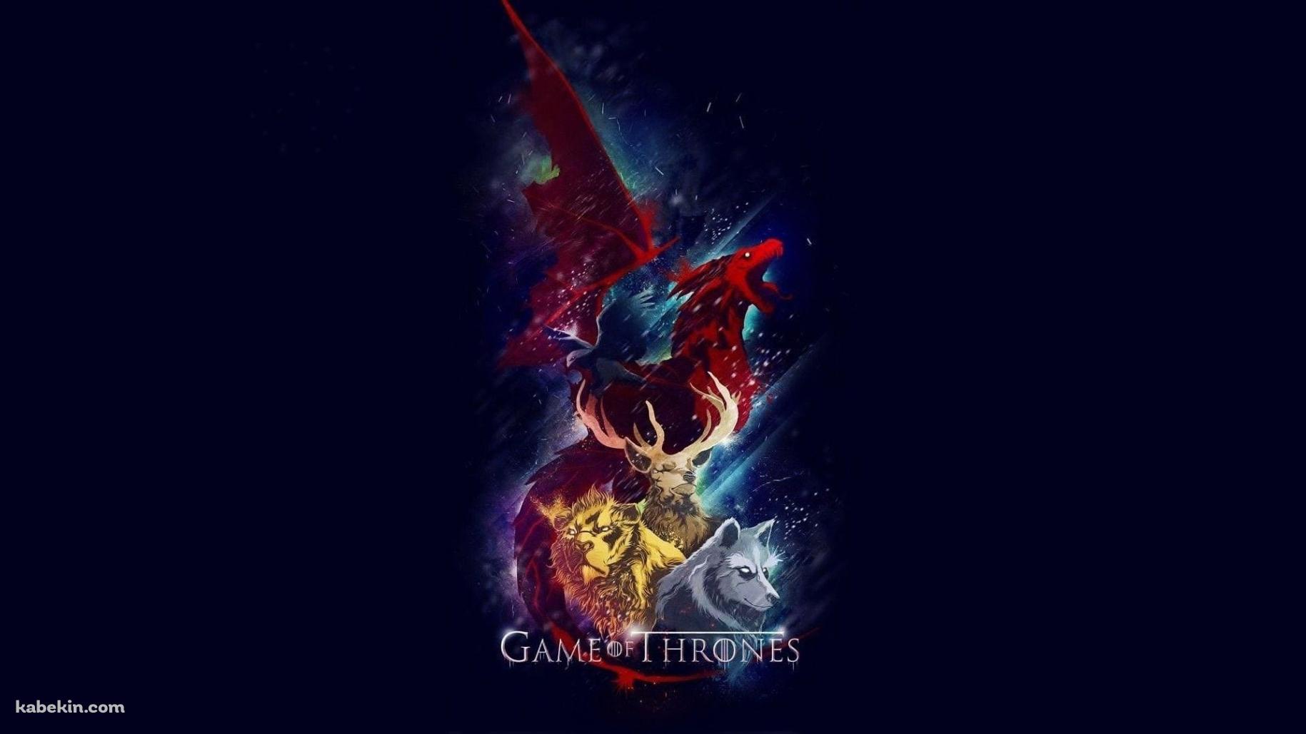 Game of Thrones ダイアウルフ ドラゴンの壁紙(1829px x 1029px) 高画質 PC・デスクトップ用