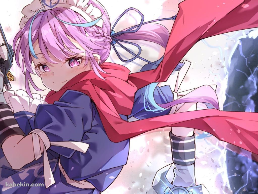 APEX 湊あくあ ゲーマーメイド / バーチャルYouTuber / ホロライブの壁紙(1024px x 768px) 高画質 PC・デスクトップ用