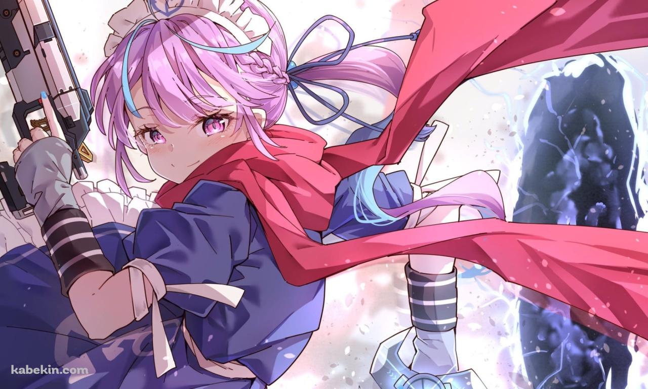 APEX 湊あくあ ゲーマーメイド / バーチャルYouTuber / ホロライブの壁紙(1280px x 768px) 高画質 PC・デスクトップ用