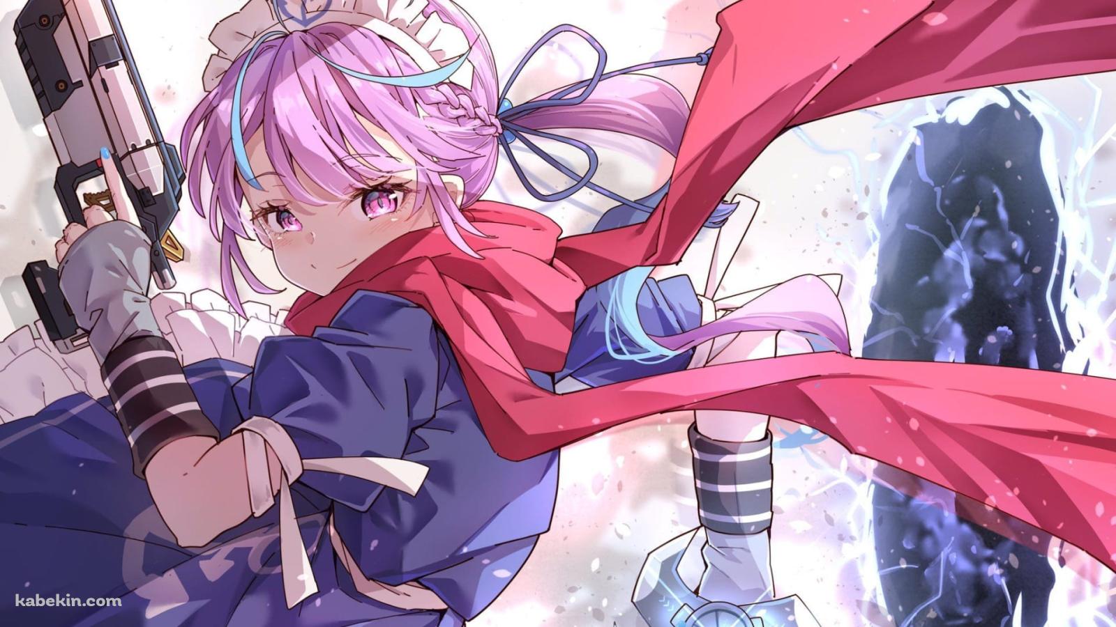 APEX 湊あくあ ゲーマーメイド / バーチャルYouTuber / ホロライブの壁紙(1600px x 900px) 高画質 PC・デスクトップ用