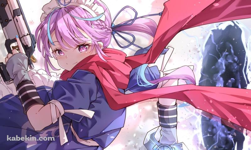 APEX 湊あくあ ゲーマーメイド / バーチャルYouTuber / ホロライブの壁紙(800px x 480px) 高画質 PC・デスクトップ用