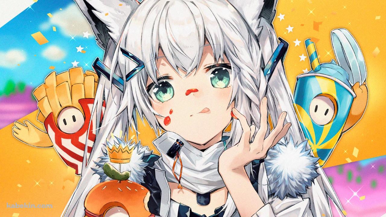 かわいい白上フブキ / バーチャルYouTuber / ホロライブの壁紙(1280px x 720px) 高画質 PC・デスクトップ用