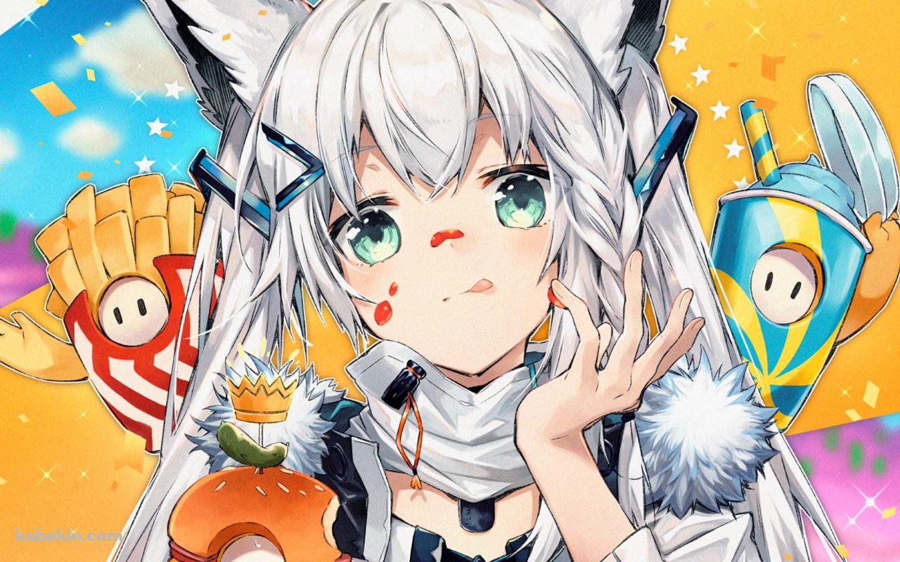 かわいい白上フブキ / バーチャルYouTuber / ホロライブの壁紙(1280px x 800px) 高画質 PC・デスクトップ用