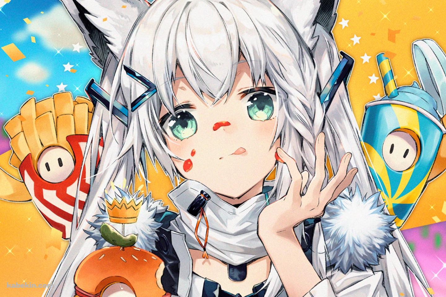 かわいい白上フブキ / バーチャルYouTuber / ホロライブの壁紙(1440px x 960px) 高画質 PC・デスクトップ用