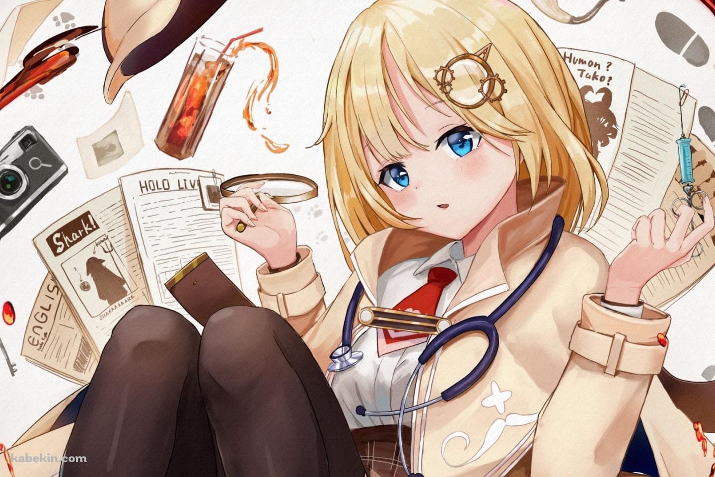 かわいいワトソン・アメリア / バーチャルYouTuber / ホロライブの壁紙(1440px x 960px) 高画質 PC・デスクトップ用