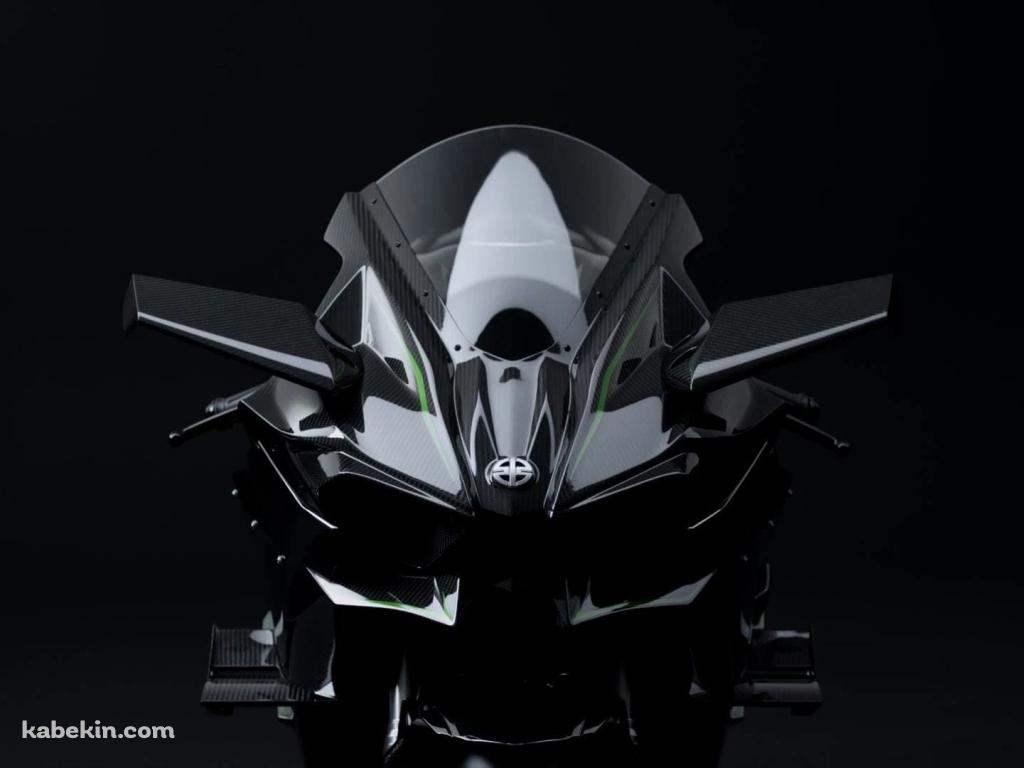カワサキ（KAWASAKI） Ninja H2R / 黒いバイクの壁紙(1024px x 768px) 高画質 PC・デスクトップ用