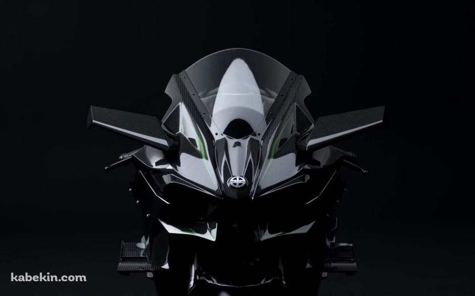 カワサキ（KAWASAKI） Ninja H2R / 黒いバイクの壁紙(960px x 600px) 高画質 PC・デスクトップ用