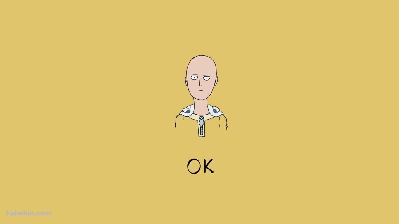 ワンパンマン OKの壁紙(1366px x 768px) 高画質 PC・デスクトップ用