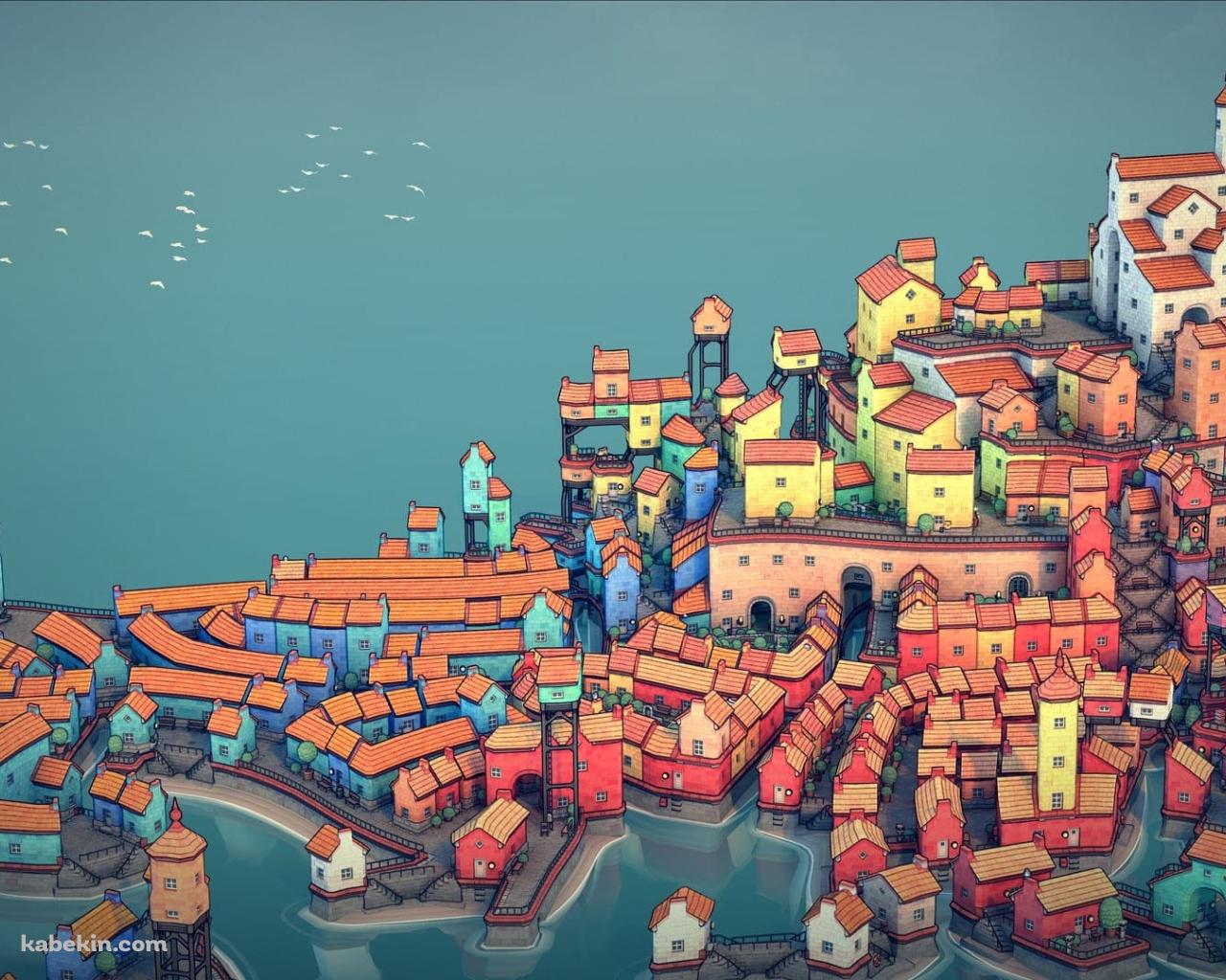 Townscaperの壁紙(1280px x 1024px) 高画質 PC・デスクトップ用