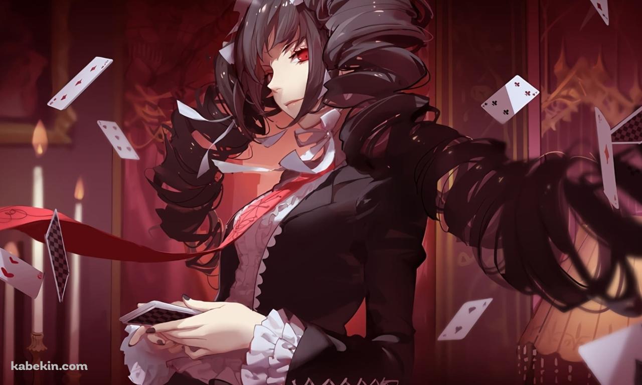 赤い瞳のセレスティア・ルーデンベルク / ダンガンロンパの壁紙(1280px x 768px) 高画質 PC・デスクトップ用