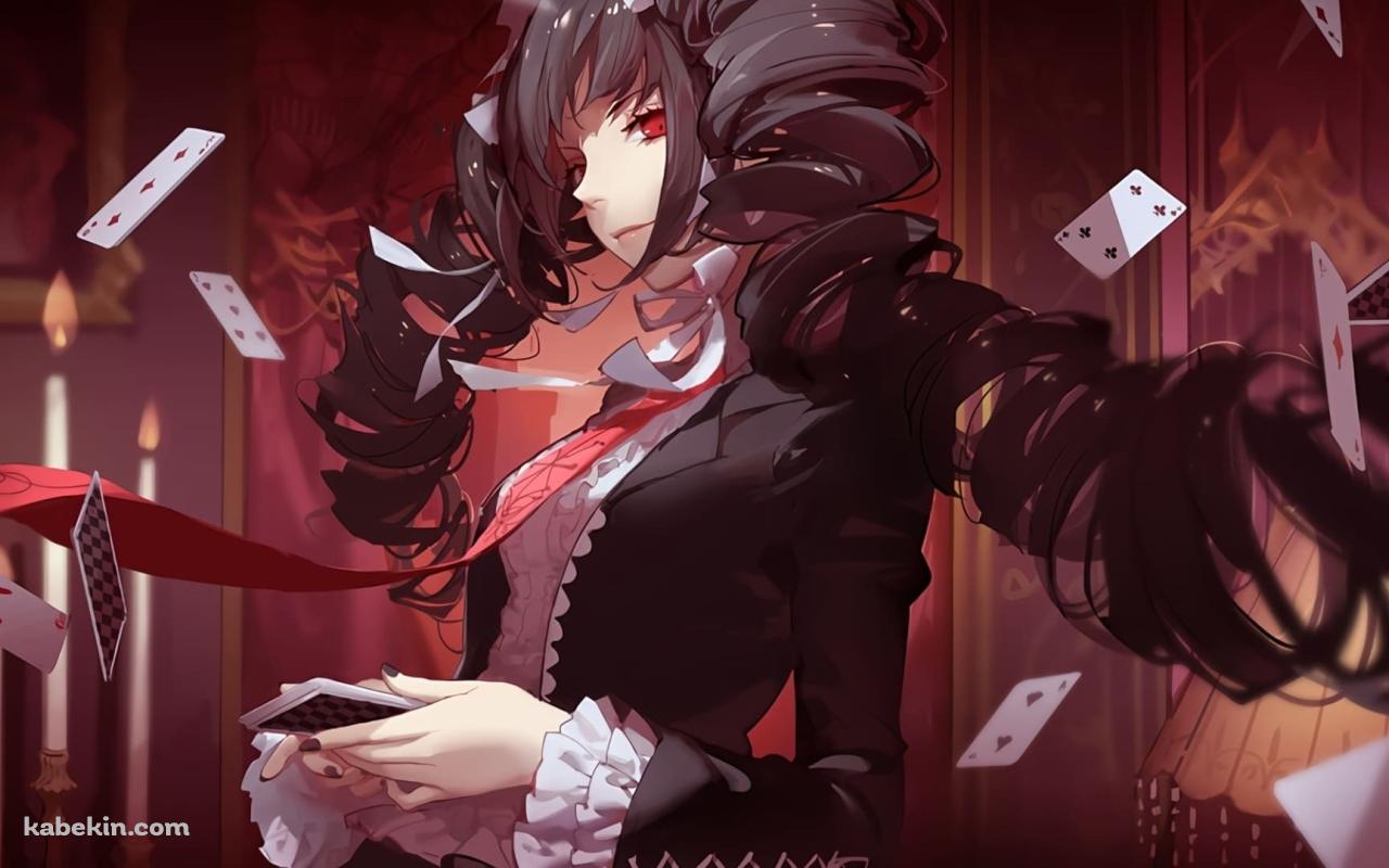 赤い瞳のセレスティア・ルーデンベルク / ダンガンロンパの壁紙(1280px x 800px) 高画質 PC・デスクトップ用