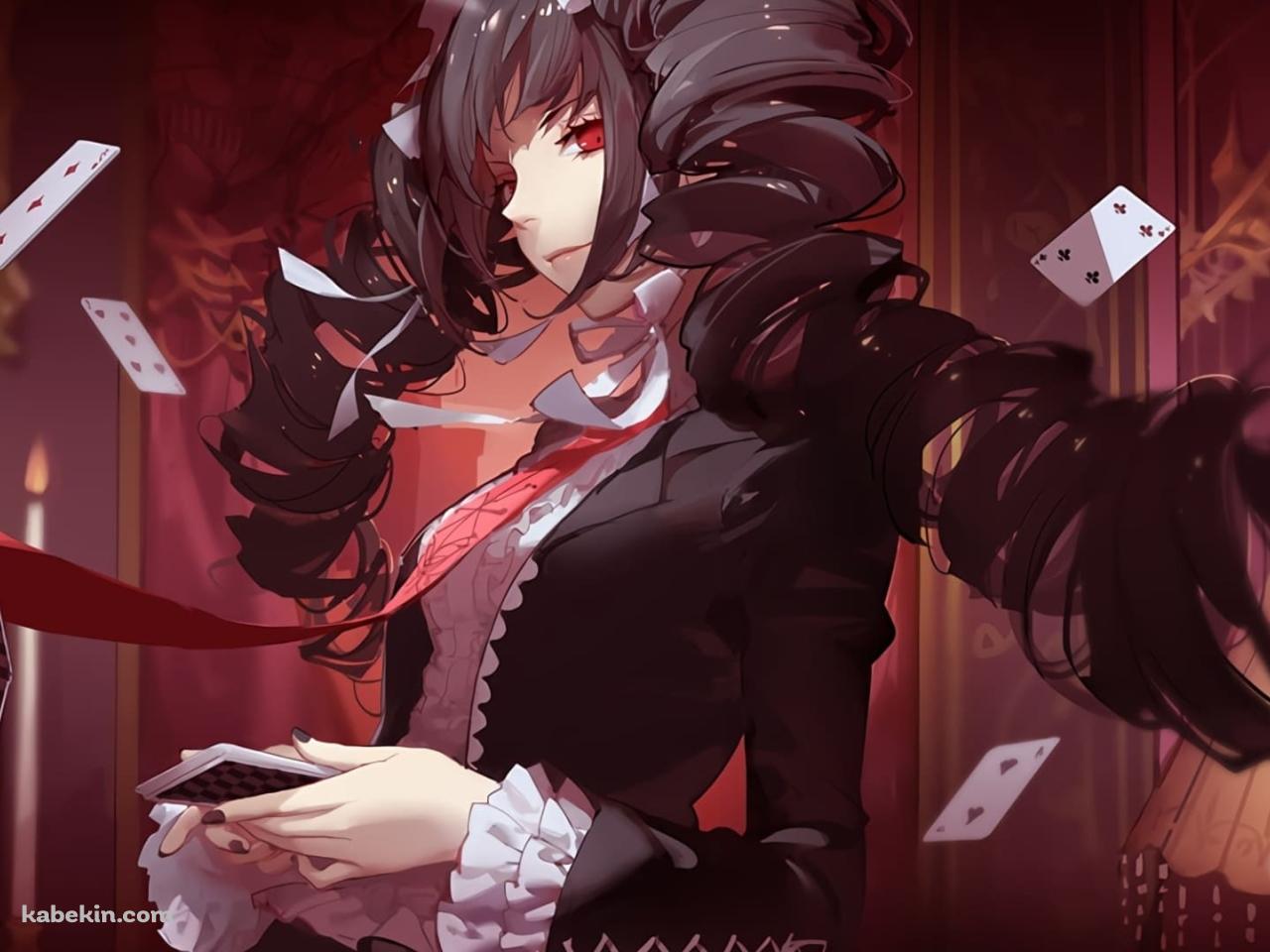 赤い瞳のセレスティア・ルーデンベルク / ダンガンロンパの壁紙(1280px x 960px) 高画質 PC・デスクトップ用