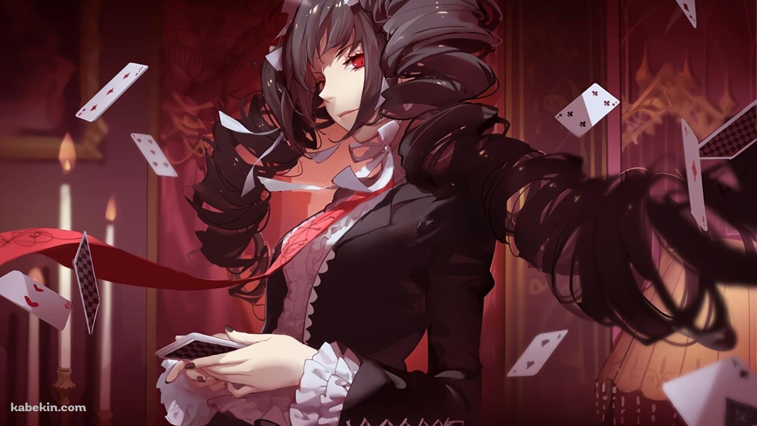 赤い瞳のセレスティア・ルーデンベルク / ダンガンロンパの壁紙(1536px x 864px) 高画質 PC・デスクトップ用