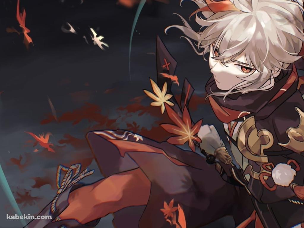 原神 かっこいい楓原万葉(かえではらかずは)の壁紙(1024px x 768px) 高画質 PC・デスクトップ用
