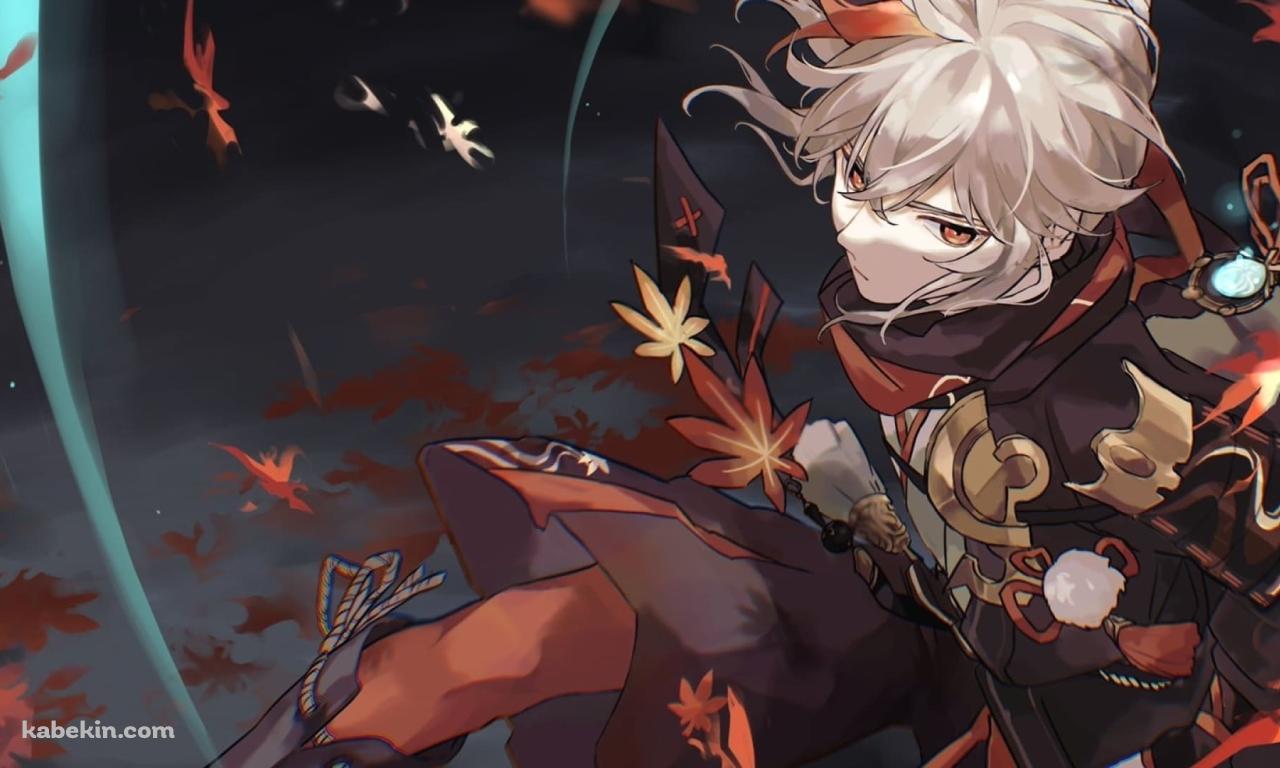 原神 かっこいい楓原万葉(かえではらかずは)の壁紙(1280px x 768px) 高画質 PC・デスクトップ用