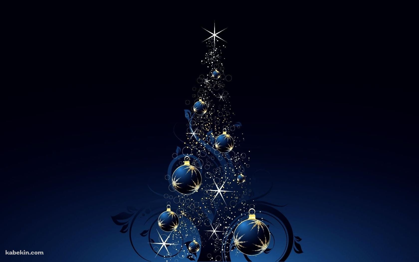青いクリスマス / クリスマスツリー / Blue Christmasの壁紙(1680px x 1050px) 高画質 PC・デスクトップ用