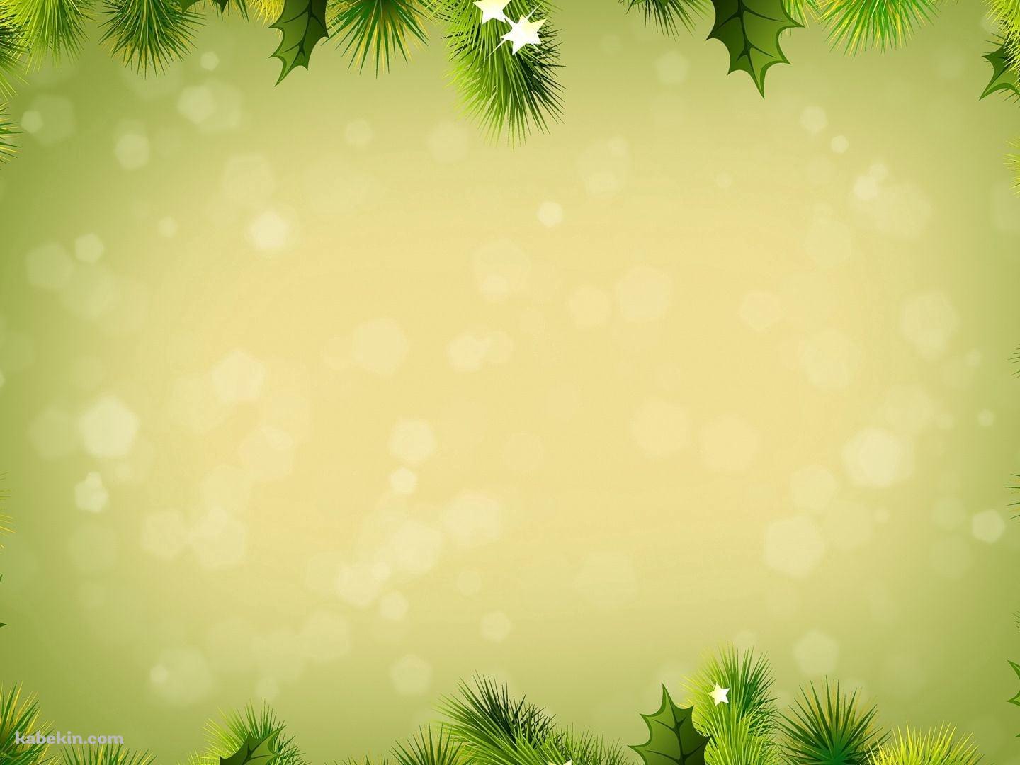 クリスマス / 赤い木の実 / ヒイラギの実 / フレーム・枠の壁紙(1440px x 1080px) 高画質 PC・デスクトップ用