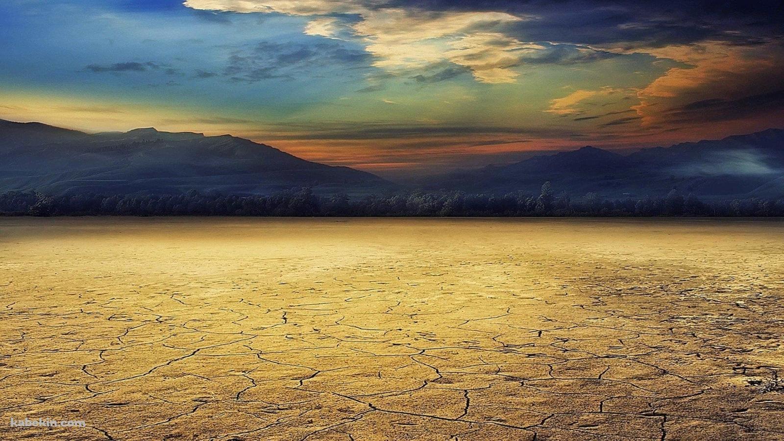 旱魃 / 乾いた大地の壁紙(1600px x 900px) 高画質 PC・デスクトップ用