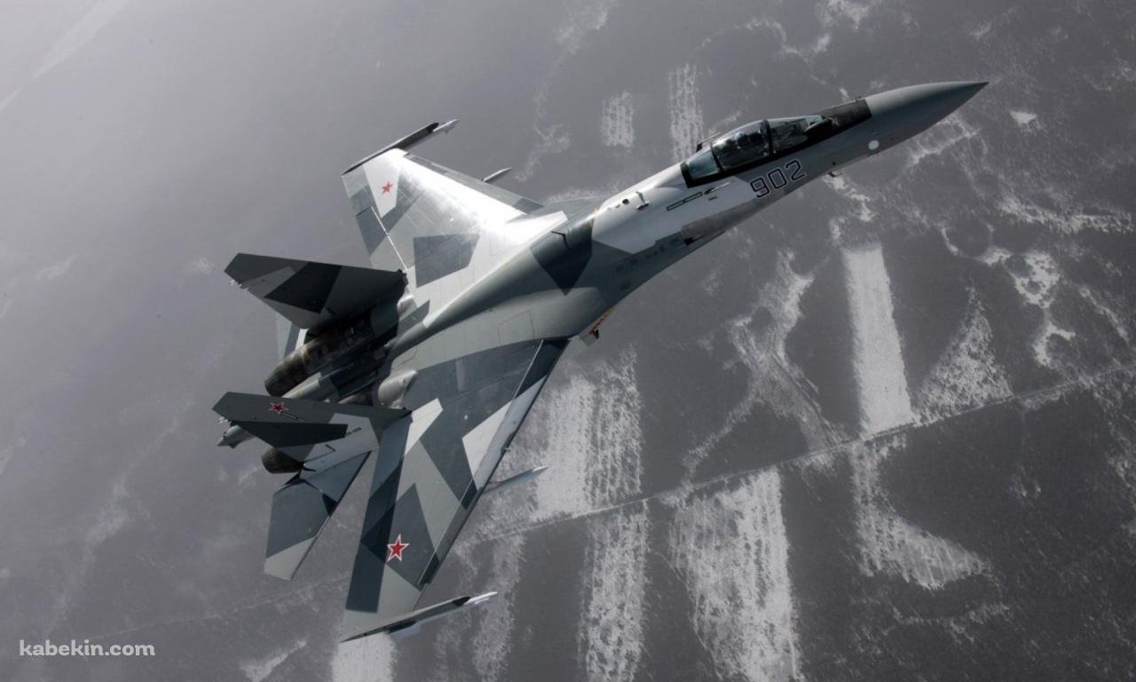 スホーイ27 Su-27の壁紙(1280px x 768px) 高画質 PC・デスクトップ用