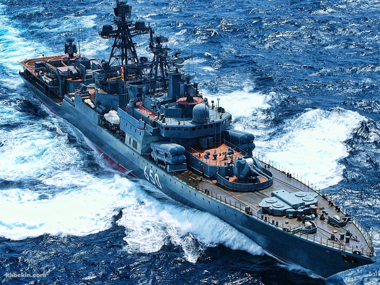 チャバネンコ提督 DD-650 / ロシア海軍 / ウダロイII級対潜水艦駆逐艦の壁紙(1440px x 1080px) 高画質 PC・デスクトップ用