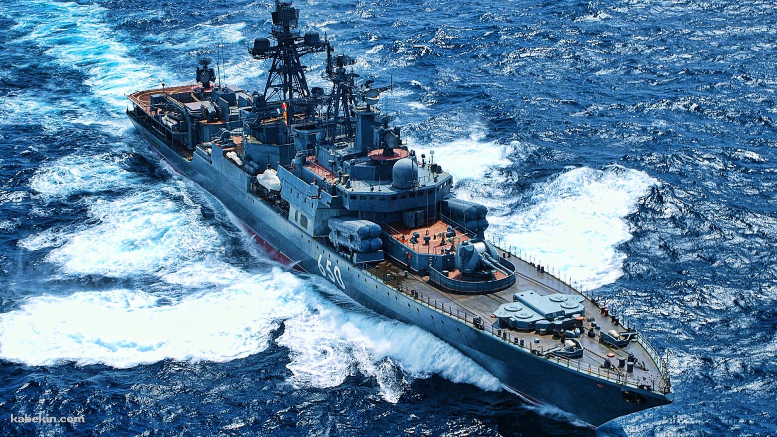 チャバネンコ提督 DD-650 / ロシア海軍 / ウダロイII級対潜水艦駆逐艦の壁紙(1600px x 900px) 高画質 PC・デスクトップ用