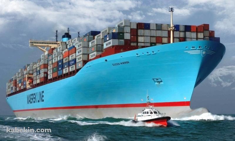 Eugen Maersk コンテナ船の壁紙(800px x 480px) 高画質 PC・デスクトップ用