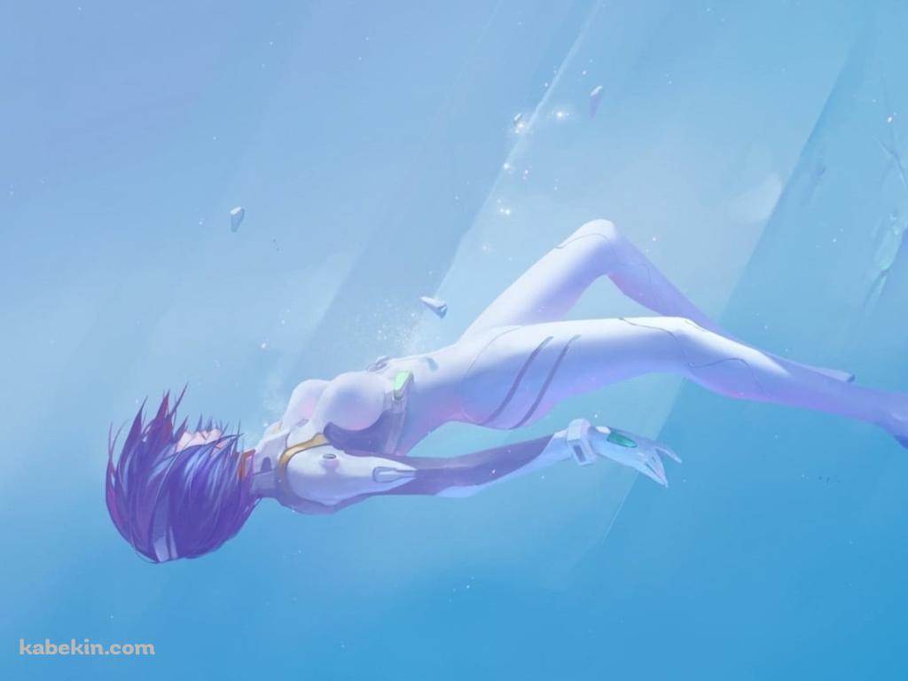 綾波レイ 水中の壁紙(1024px x 768px) 高画質 PC・デスクトップ用