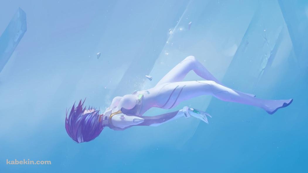 綾波レイ 水中の壁紙(1051px x 591px) 高画質 PC・デスクトップ用