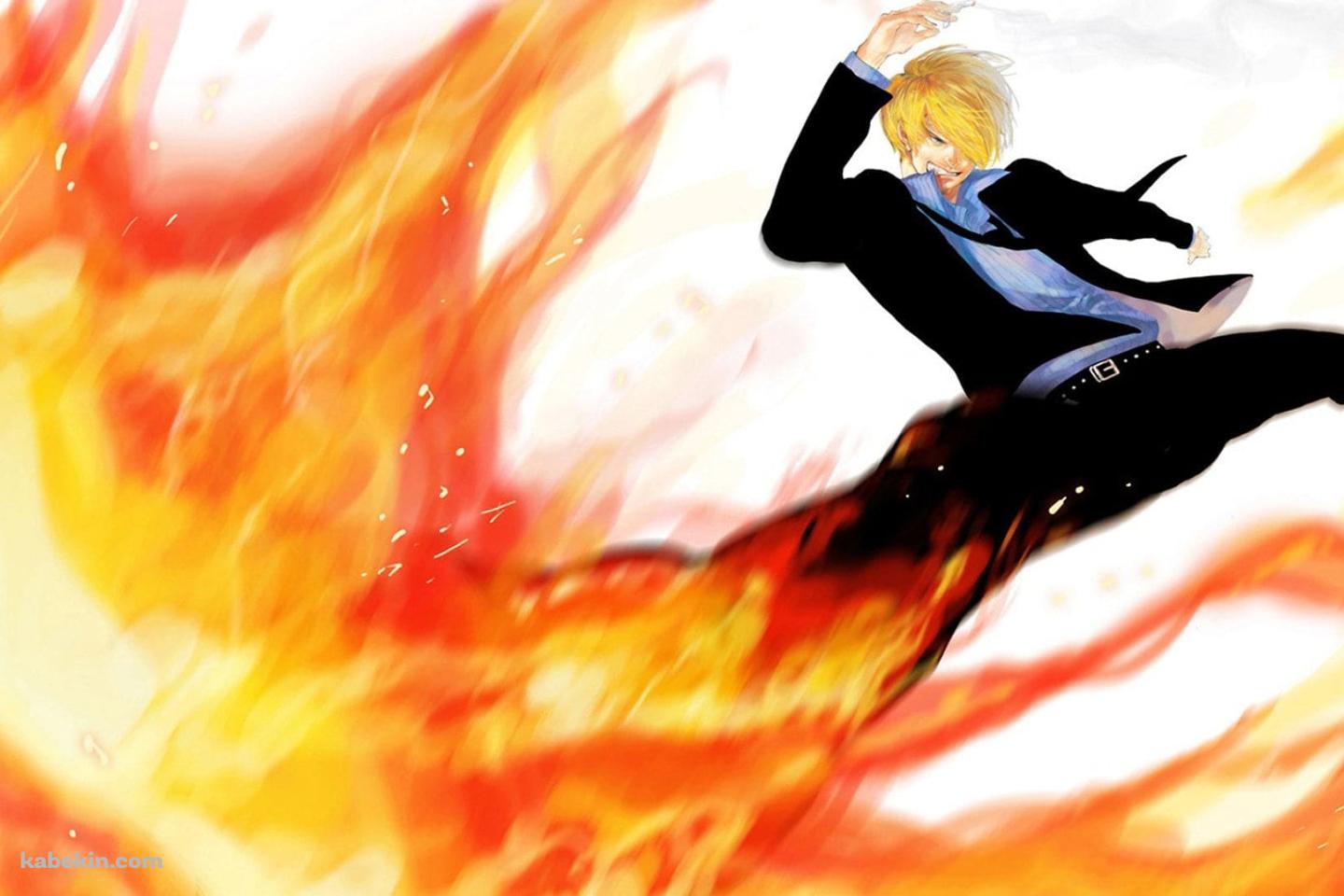 ONE PIECE / コック / ヴィンスモーク・サンジ / 首肉（コリエ）シュートの壁紙(1440px x 960px) 高画質 PC・デスクトップ用