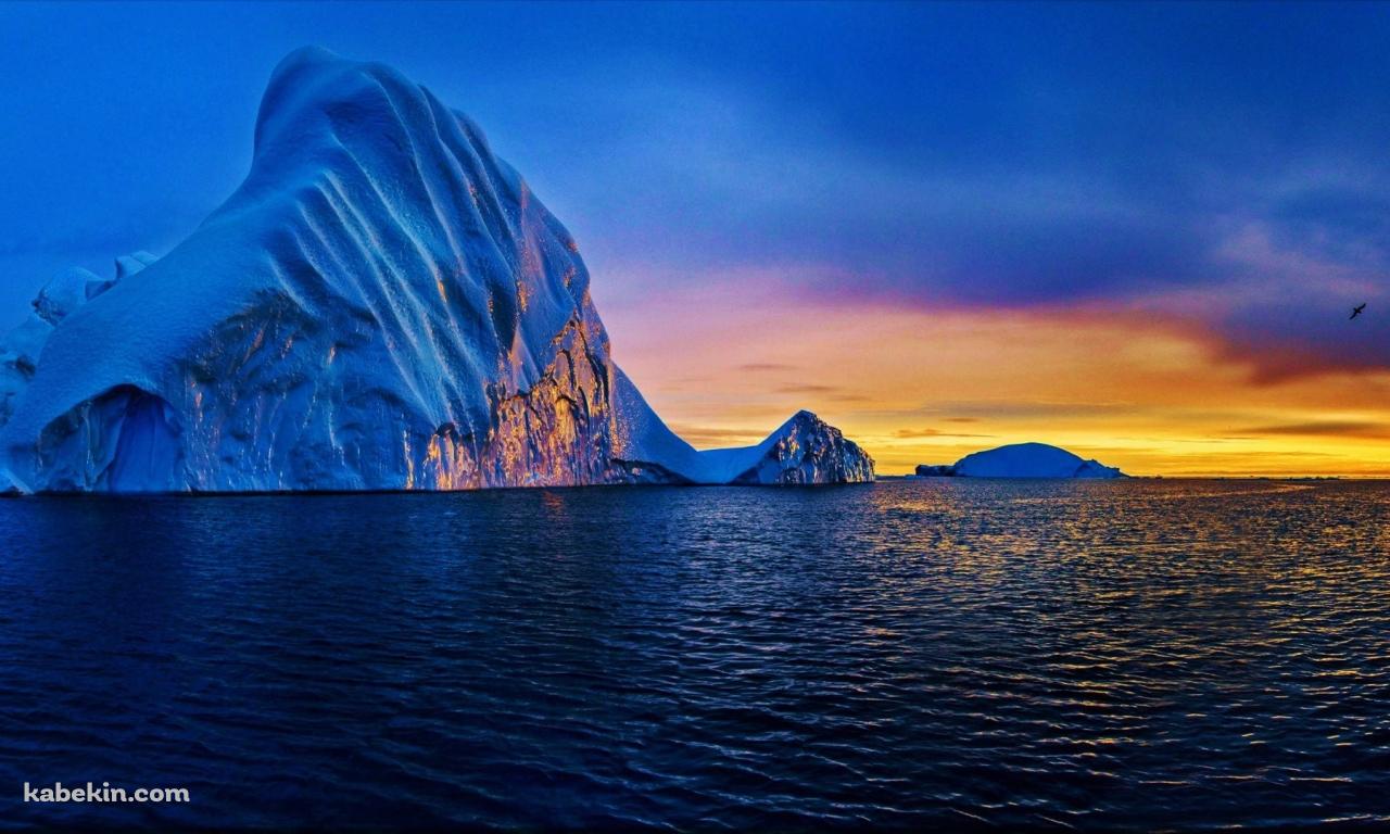 グリーンランド 氷河の壁紙(1280px x 768px) 高画質 PC・デスクトップ用