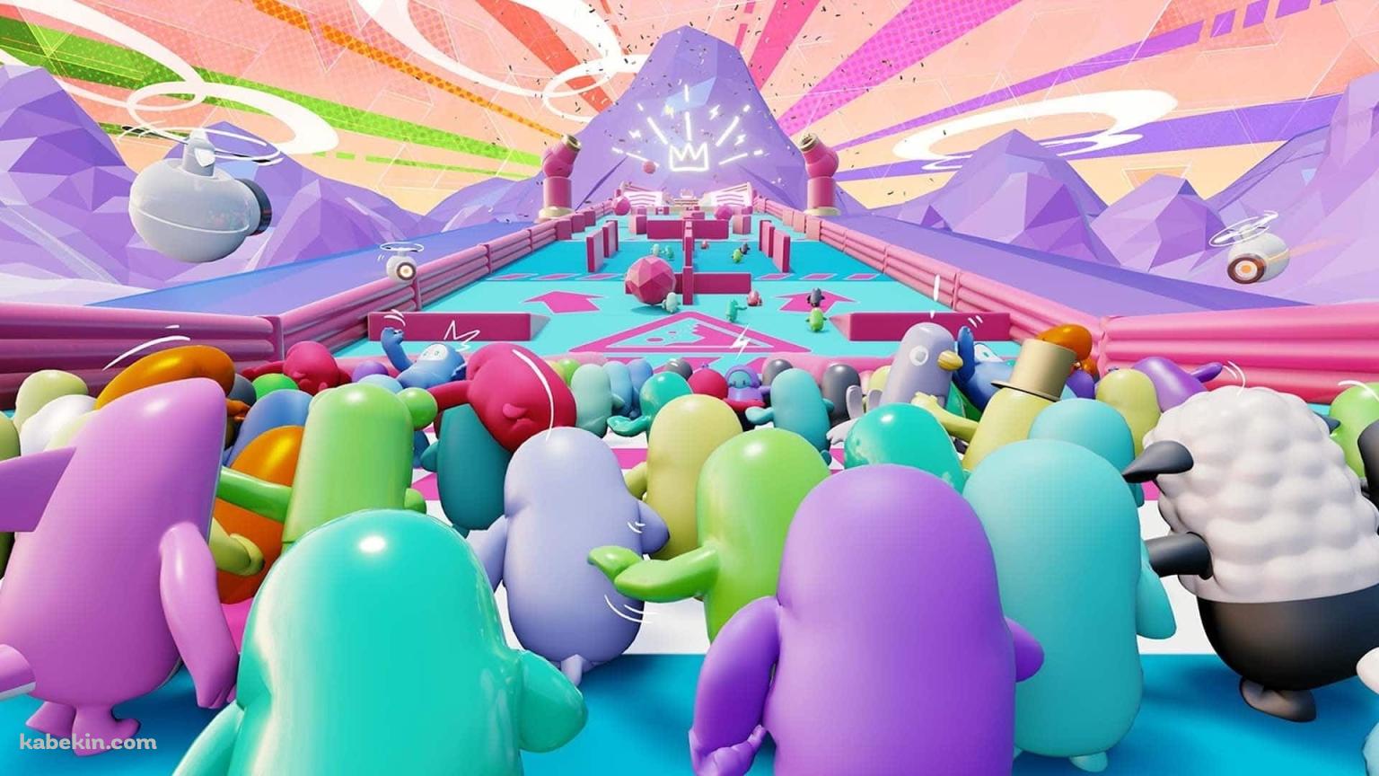 Fall Guys フォールガイズの壁紙(1536px x 864px) 高画質 PC・デスクトップ用