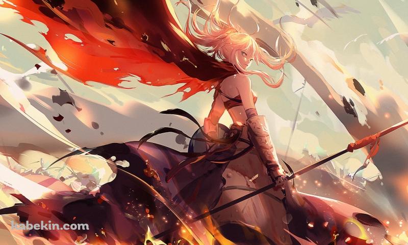 セイバー / Fate apocryphaの壁紙(800px x 480px) 高画質 PC・デスクトップ用