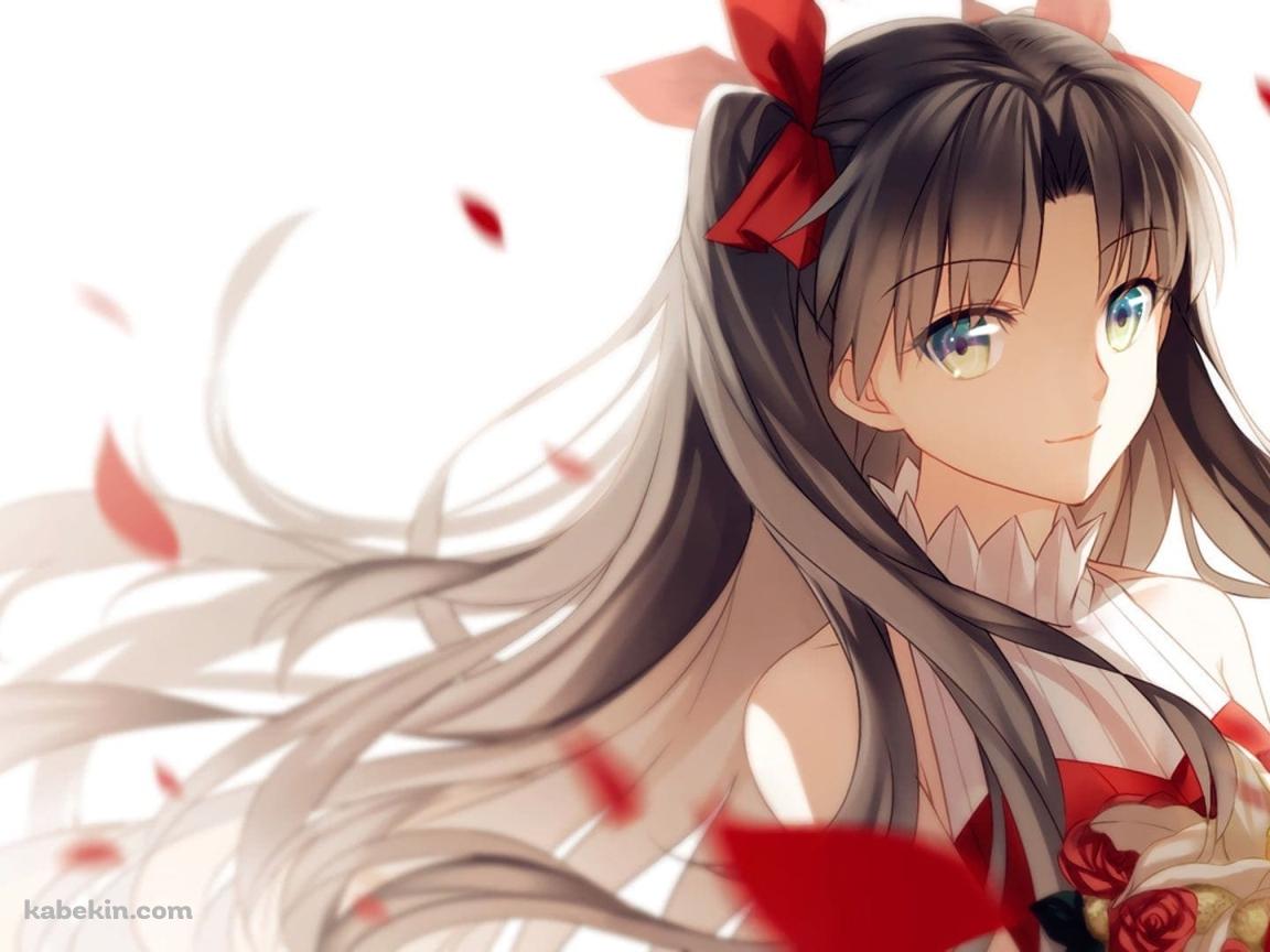 Fate/Stay Night: Unlimited Blade Works 綺麗な遠坂凛の壁紙(1152px x 864px) 高画質 PC・デスクトップ用