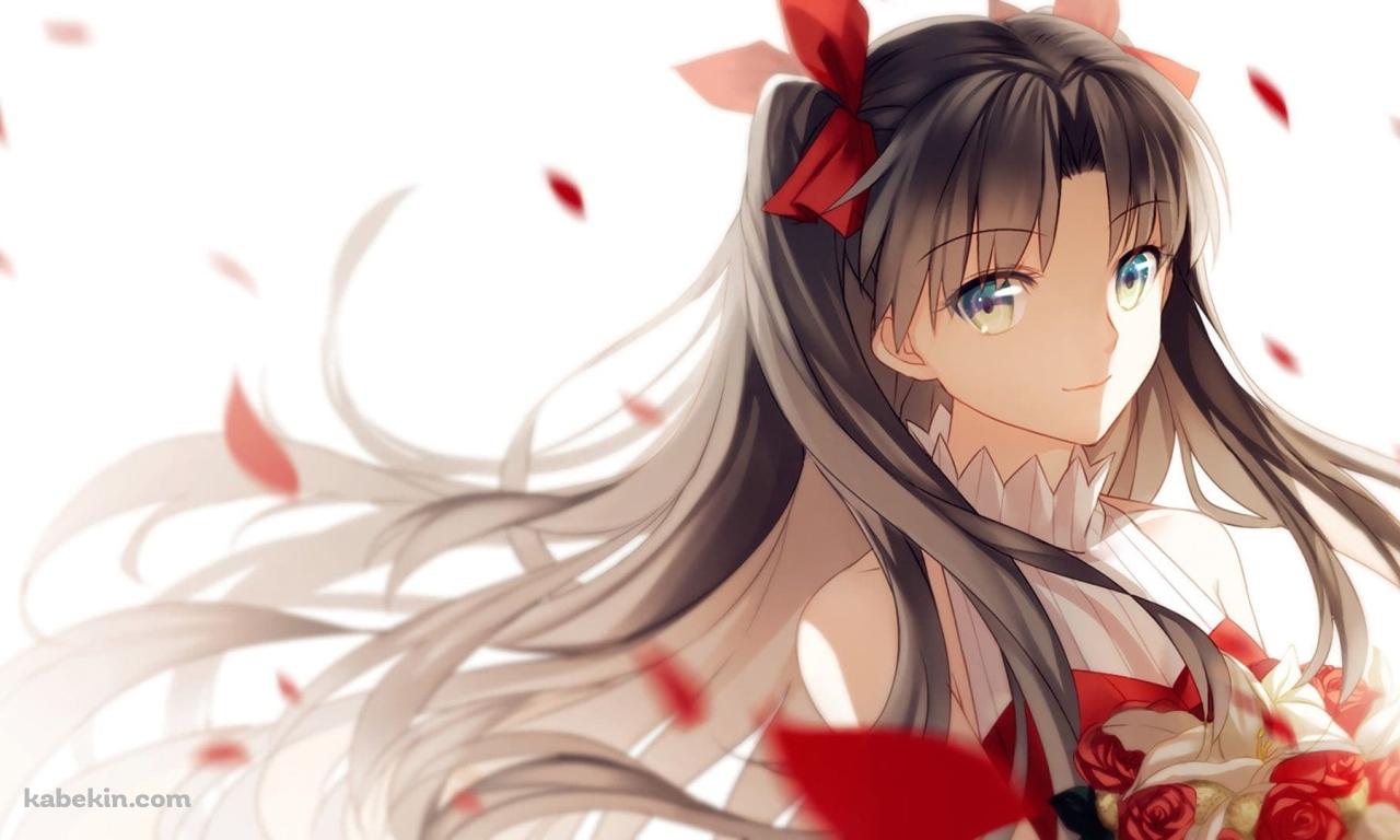 Fate/Stay Night: Unlimited Blade Works 綺麗な遠坂凛の壁紙(1280px x 768px) 高画質 PC・デスクトップ用