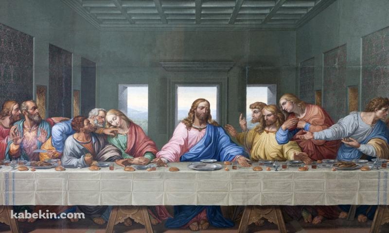 最後の晩餐 / レオナルド・ダ・ヴィンチの壁紙(800px x 480px) 高画質 PC・デスクトップ用