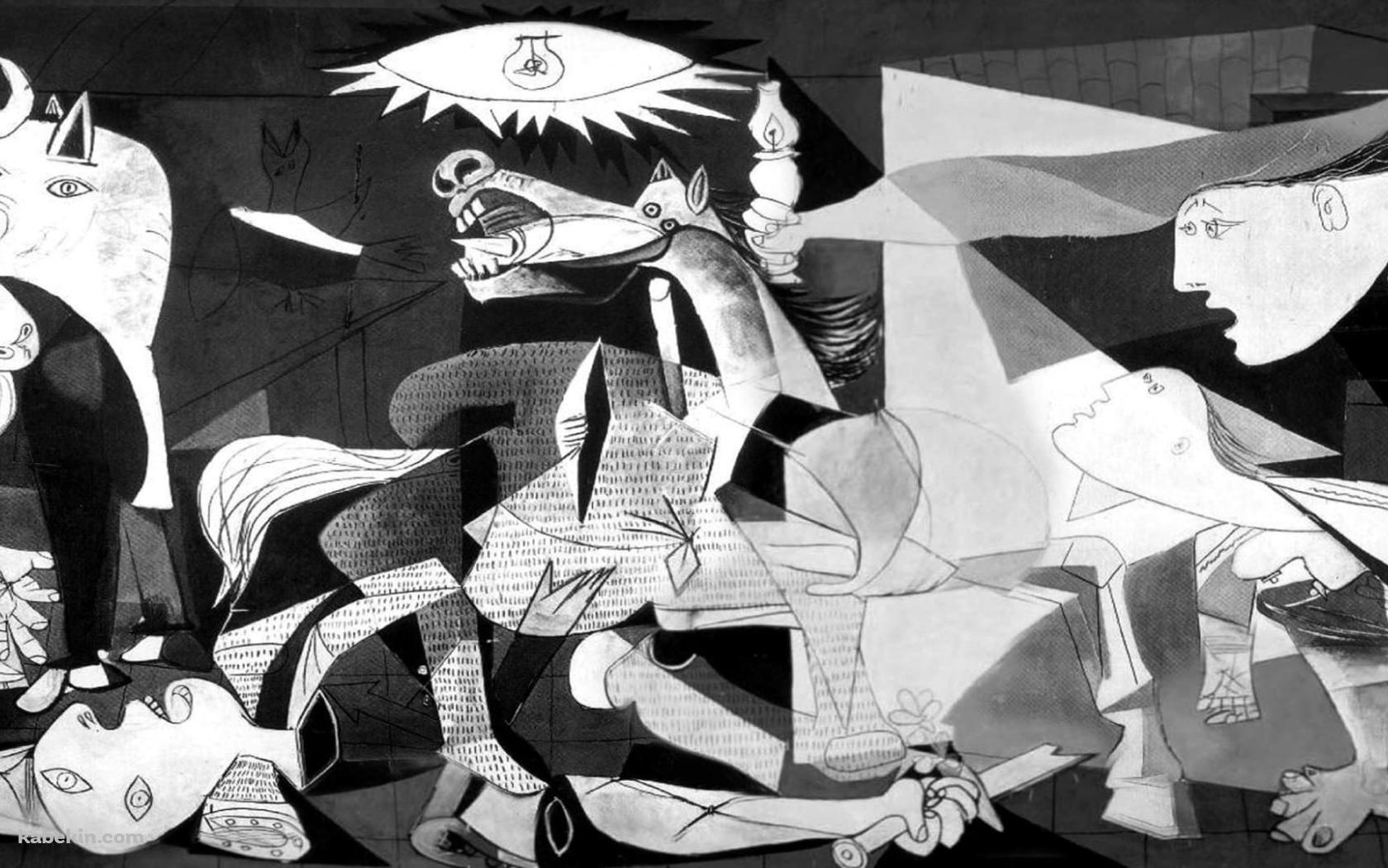ゲルニカ / パブロ・ピカソ / スペインの画家の壁紙(1680px x 1050px) 高画質 PC・デスクトップ用