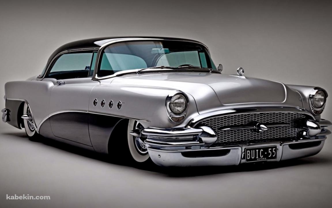 ビュイック / Buick 1955 Silverの壁紙(1152px x 720px) 高画質 PC・デスクトップ用