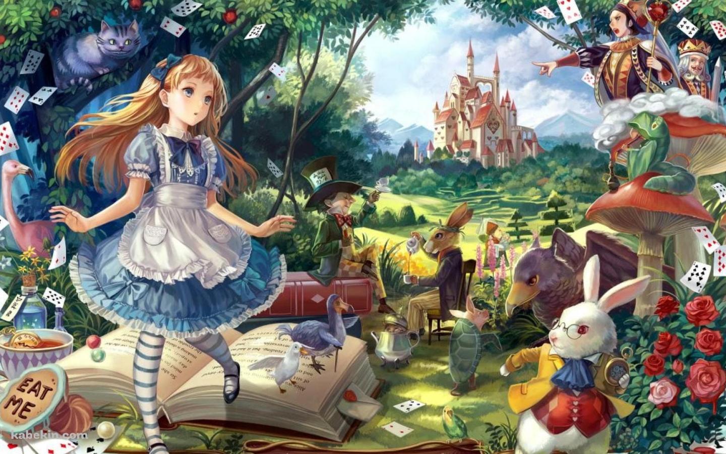 かわいい不思議の国のアリス / Alice In Wonderlandの壁紙(1440px x 900px) 高画質 PC・デスクトップ用