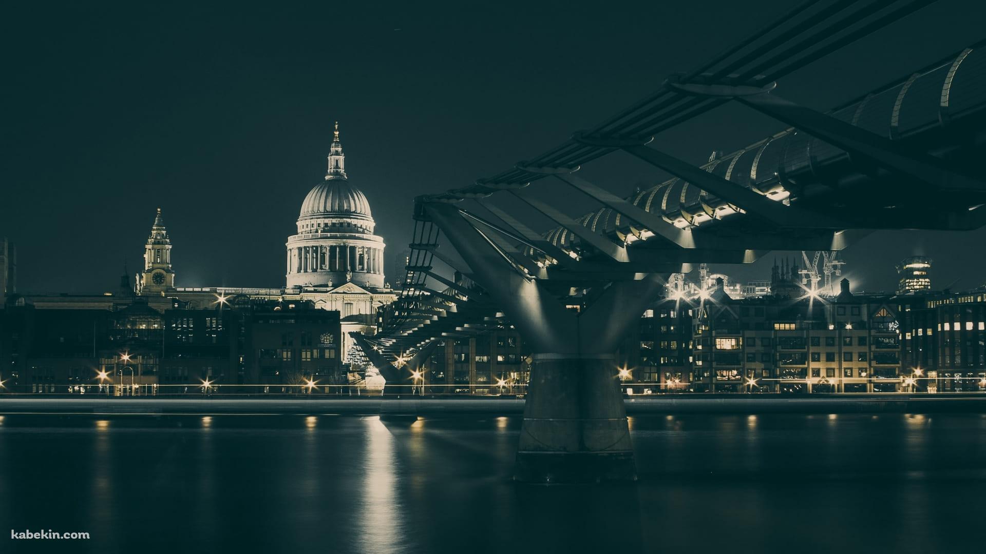 セントポール大聖堂 / ミレニアム・ブリッジ / ロンドン / イギリスの壁紙(1920px x 1080px) 高画質 PC・デスクトップ用