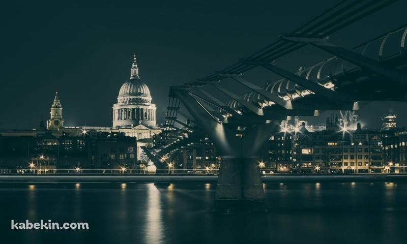 セントポール大聖堂 / ミレニアム・ブリッジ / ロンドン / イギリスの壁紙(800px x 480px) 高画質 PC・デスクトップ用