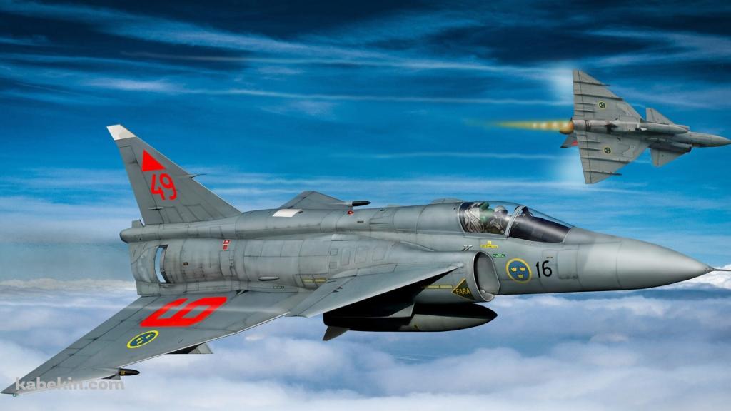 サーブ 37 ビゲンの壁紙(1024px x 576px) 高画質 PC・デスクトップ用