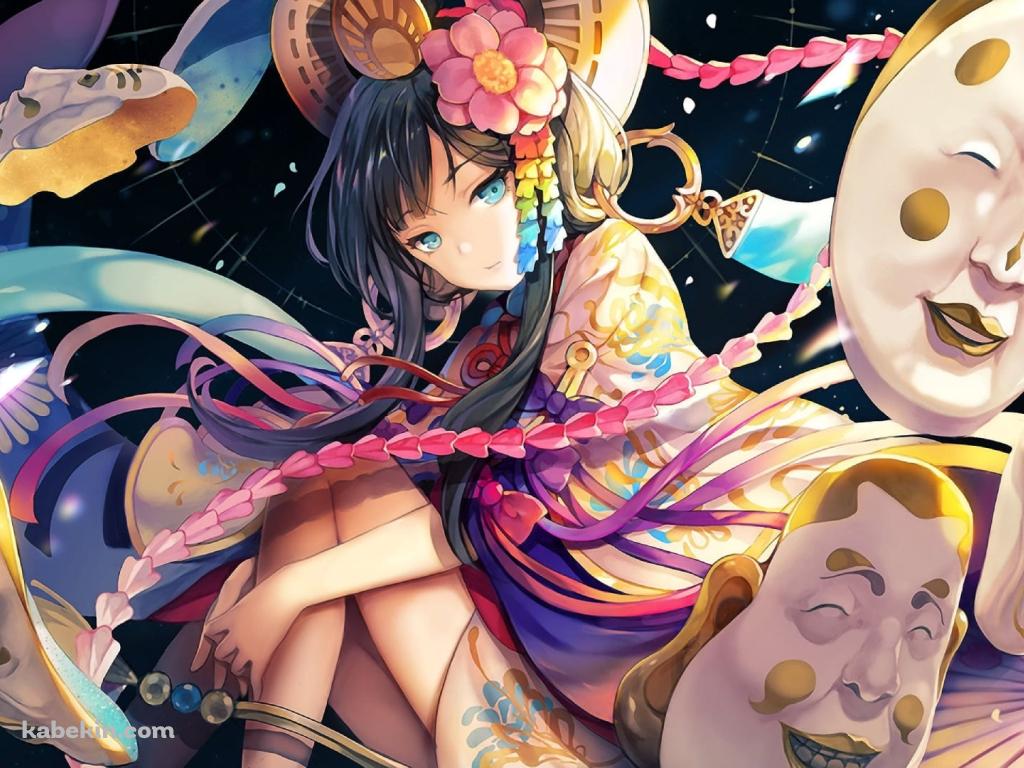 かわいい陰陽師の壁紙(1024px x 768px) 高画質 PC・デスクトップ用